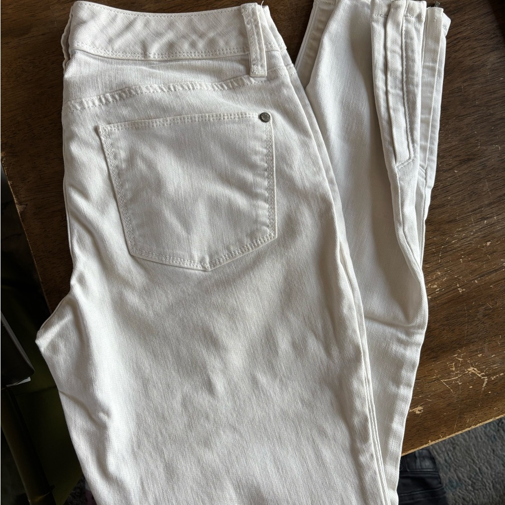 The Limited White Skinny Jeans